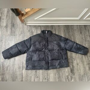 Fabletics Black and grey Puffer Jacket